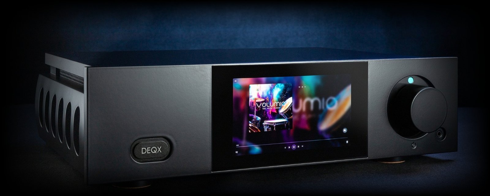 DEQX Gen-4 Preamp Processor with touchscreen display